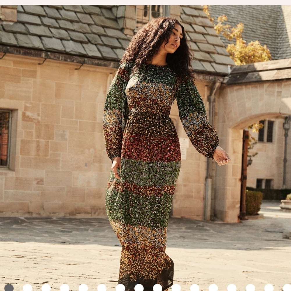 Doen Willow Dress Autumn Kaleidoscope